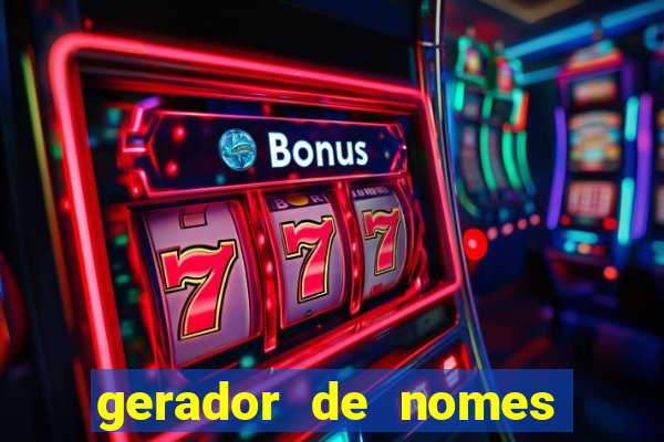 gerador de nomes para jogos